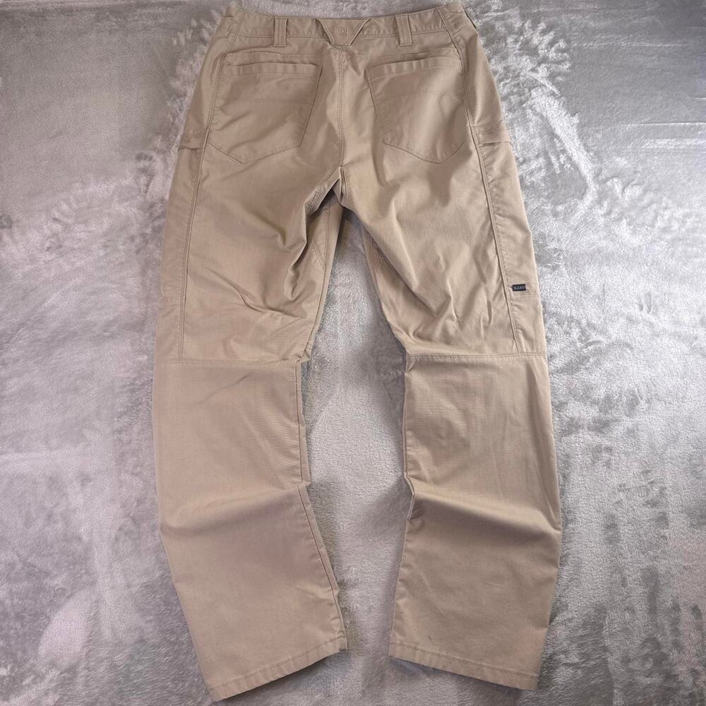 5.11 Tactical Cargo Pants Tan Utility Workwear Hiking Outdoor 34x34